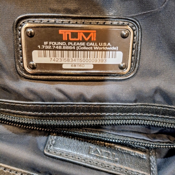 TUMI  Beacon Hill Men's   Lab tab bag / Brifecase Black  Leather Bag OS  TUMI - Picture 4 of 7